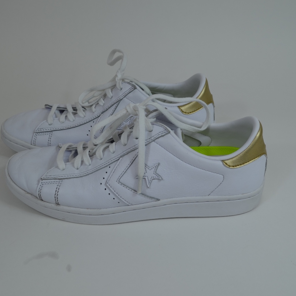 LIMITED EDITION Converse White and Gold